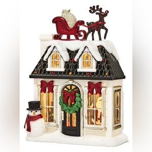 2022 Bath and Body Works Christmas HOLIDAY HOUSE WALLFLOWER PLUG Light up